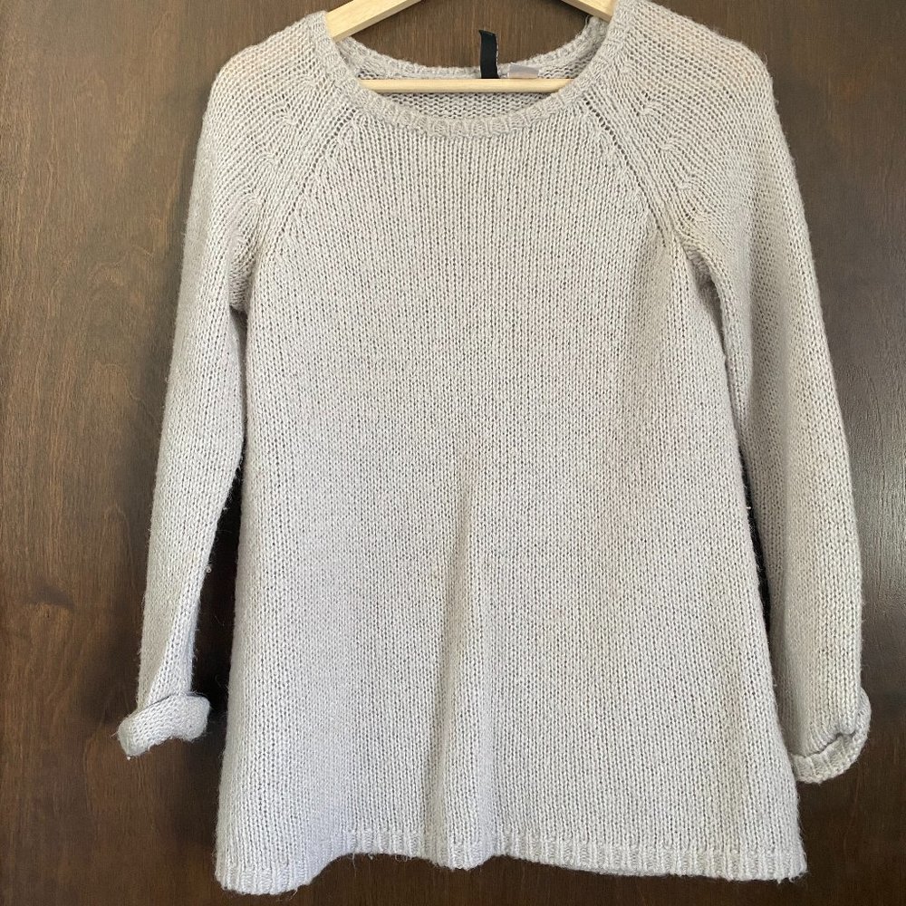 Scoop Neck Wool Sweater